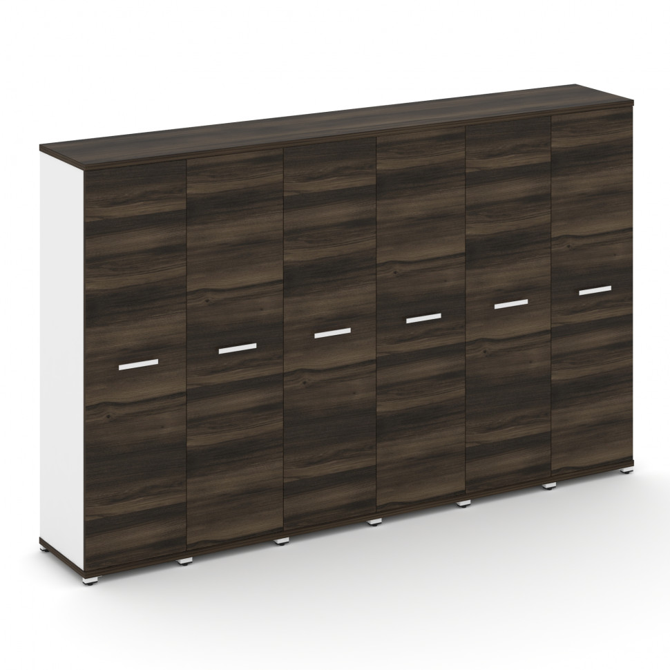 Concept Шкаф 6 узких секций, 4 ниши CN.STU-466 W Дуб Мали/Белый Бриллиант/Металл Белый 2500*420*1554 Concept Шкаф 6 узких секций, 4 ниши CN.STU-466 W Дуб Мали/Белый Бриллиант/Металл Белый 2500*420*1554