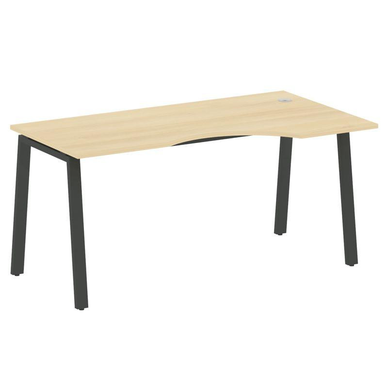 Metal System Стол криволинейный правый на А-образном м/к БА.СА-1 (R) Акация Лорка/Металл Антрацит 16 Metal System Стол криволинейный правый на А-образном м/к БА.СА-1 (R) Акация Лорка/Металл Антрацит 16