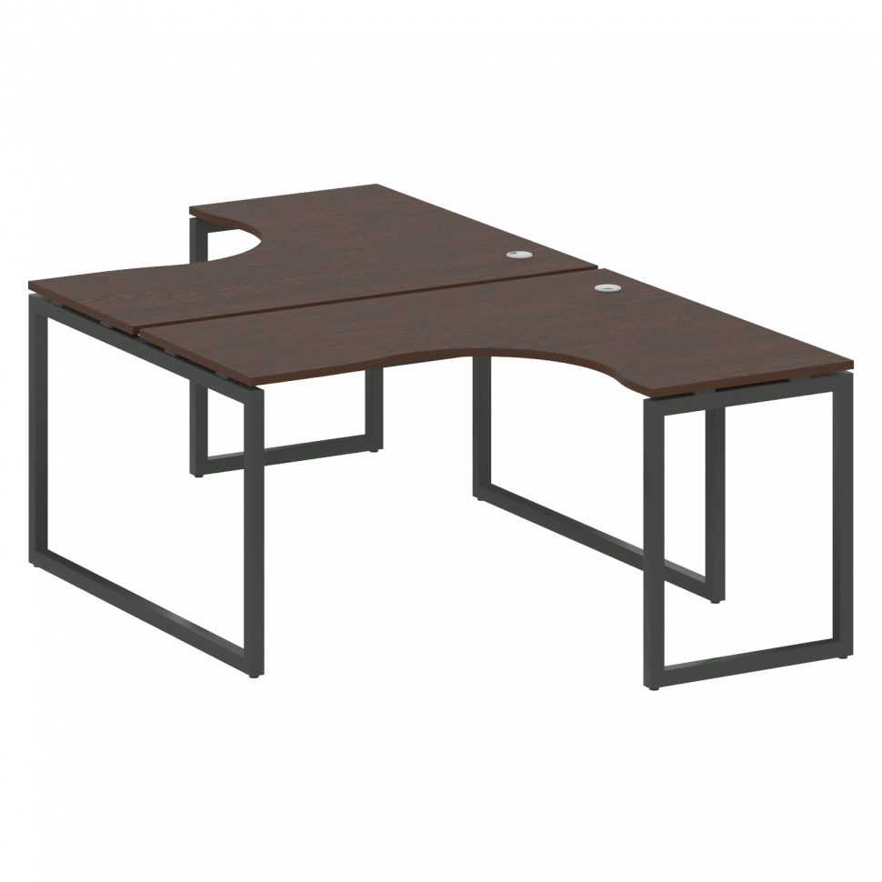 Metal System Quattro Рабочая станция криволинейная на О-образном м/к 40БО.РАС-СА-2.3 Венге Цаво/Мета Metal System Quattro Рабочая станция криволинейная на О-образном м/к 40БО.РАС-СА-2.3 Венге Цаво/Мета