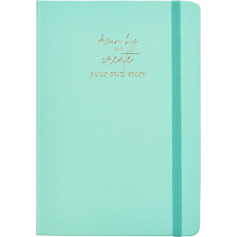 Ежедневник недатированный мятный, А5 136 л., Story, ATTACHE