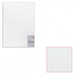 Картон белый грунтованный для живописи, 35х50 см, двусторонний, толщина 2 мм, акриловый грунт