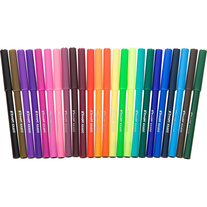 Фломастеры №1 School ColorPics набор 24 цв.,вентилир.,смыв., блист. упак