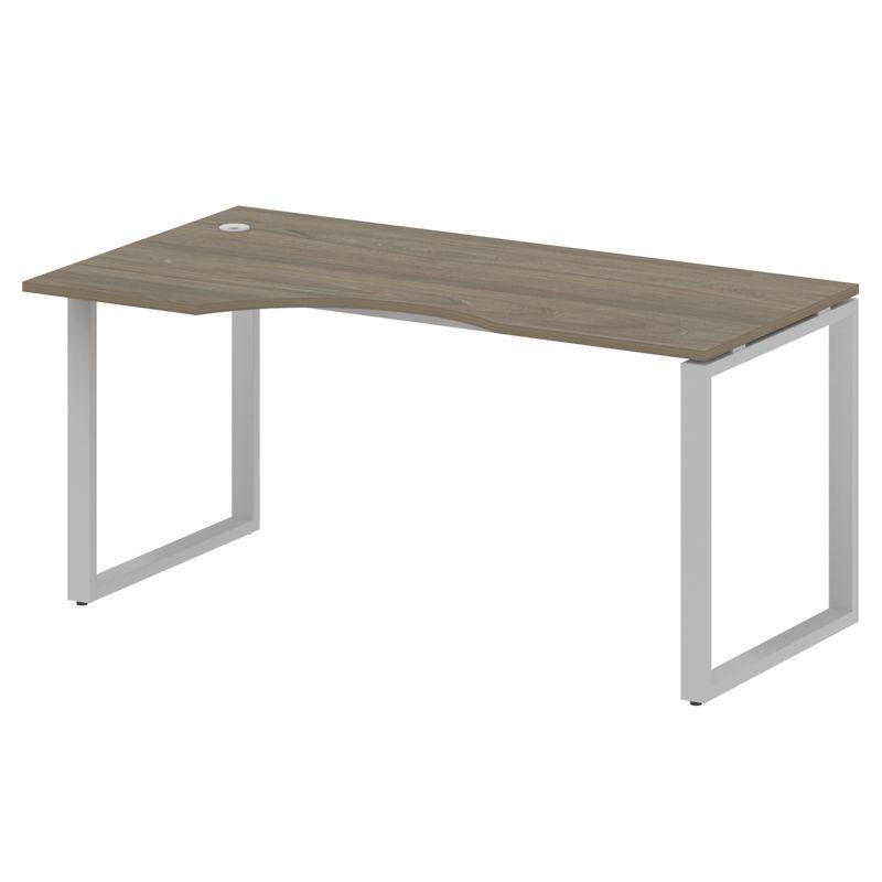 Metal System Стол криволинейный левый на О-образном м/к БО.СА-1 (L) Вяз Благородный/Металл Серый 160 Metal System Стол криволинейный левый на О-образном м/к БО.СА-1 (L) Вяз Благородный/Металл Серый 160