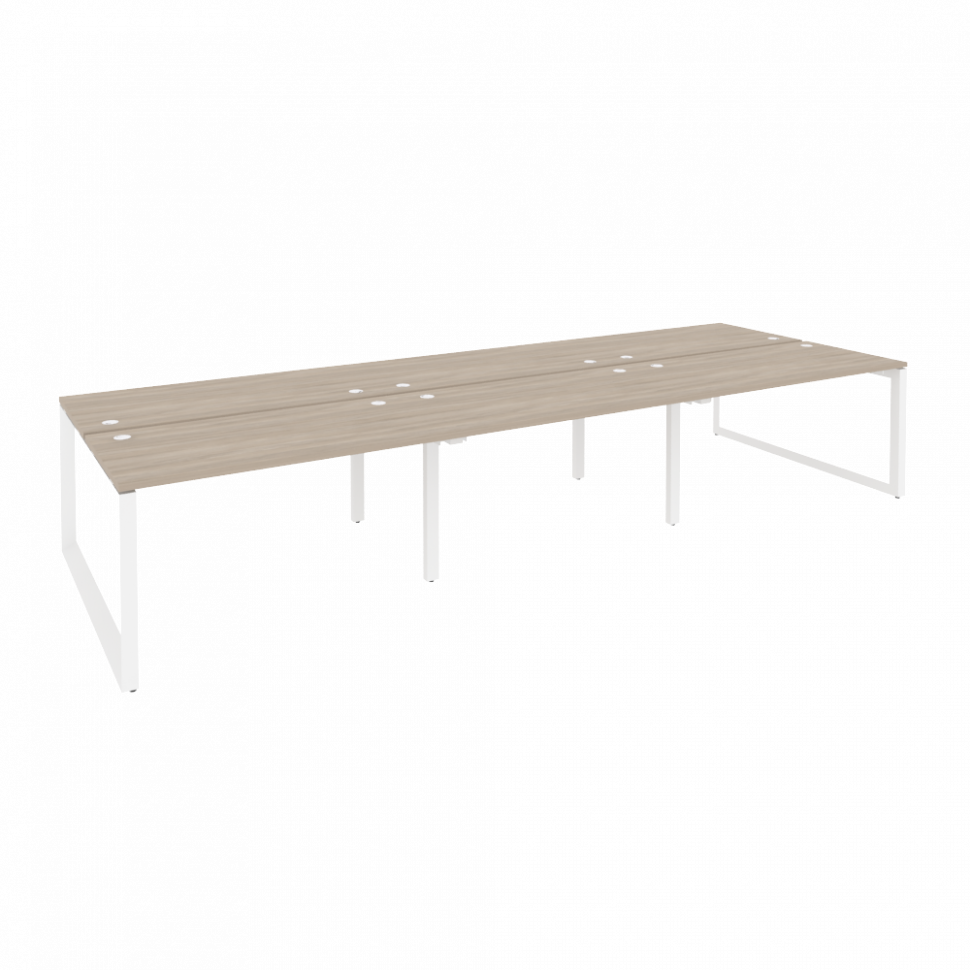 Onix Рабочая станция на О-образном м/к O.MO-D.RS-6.3.7 Дуб Аттик/Металл Белый 4140*1475*750 Onix Рабочая станция на О-образном м/к O.MO-D.RS-6.3.7 Дуб Аттик/Металл Белый 4140*1475*750