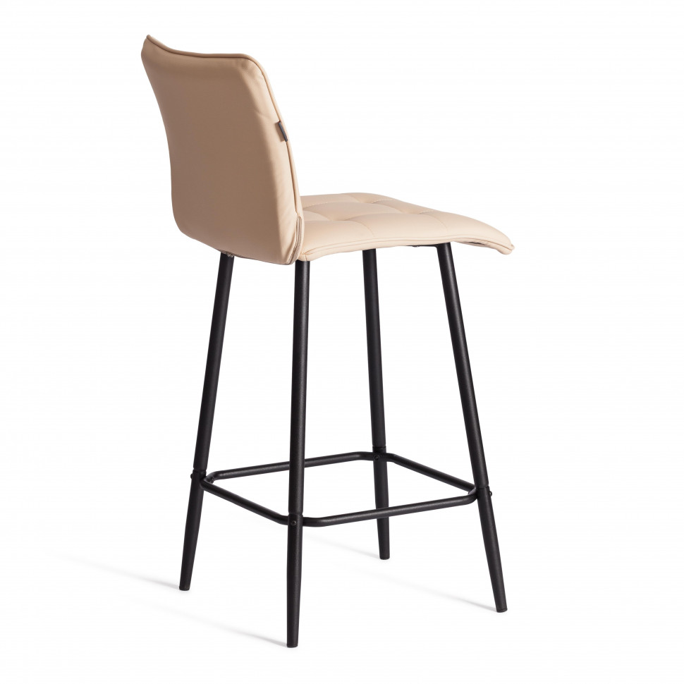 Полубарный стул  Bari/Бари экокожа , бежевый, 42х55х99 см