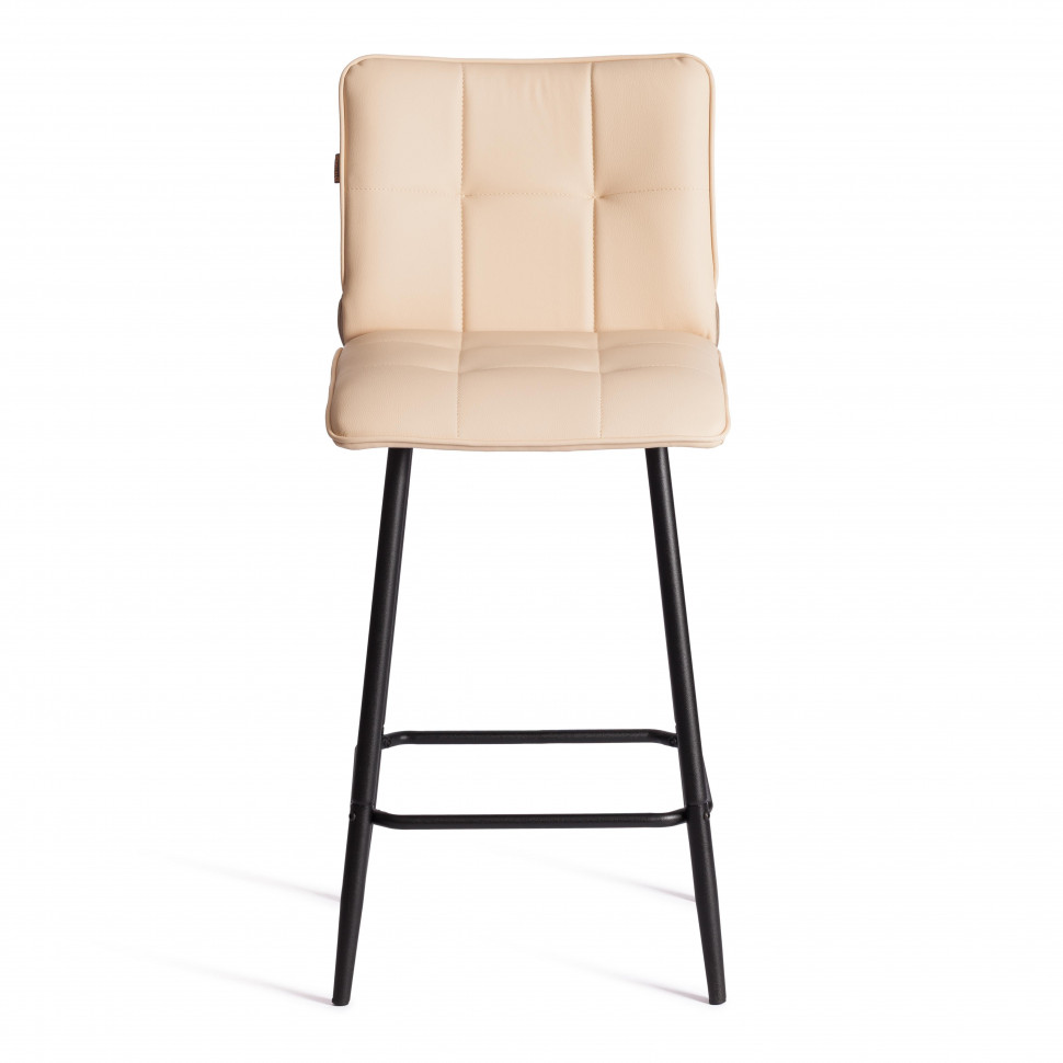 Полубарный стул  Bari/Бари экокожа , бежевый, 42х55х99 см
