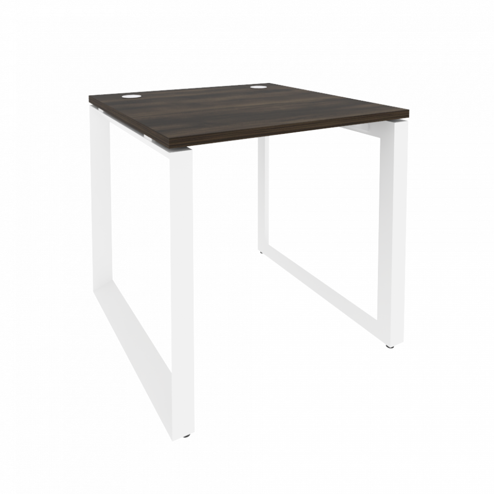 Onix Стол рабочий на О-образном м/к O.MO-SP-0.8 Дуб Мали/Металл Белый 780*800*750