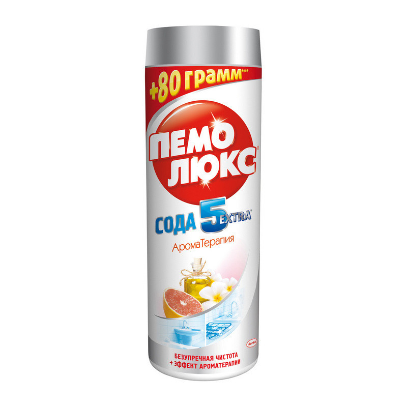 Универсальное чистящее средство ПЕМОЛЮКС порошк 480 г. Яблоко