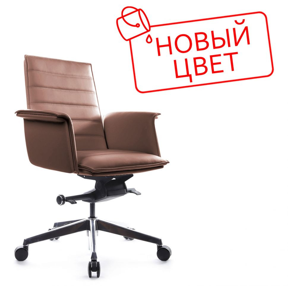 Кресло Rubens-M В1819-2 Светло-коричневый (MB915) натуральная кожа 68*68*98-104