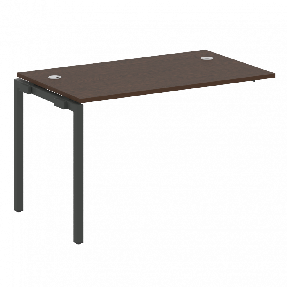 Metal System Quattro Проходной элемент рабочей станции на П-образном м/к 40БП.ПРС-СП-1.2 Венге Цаво/