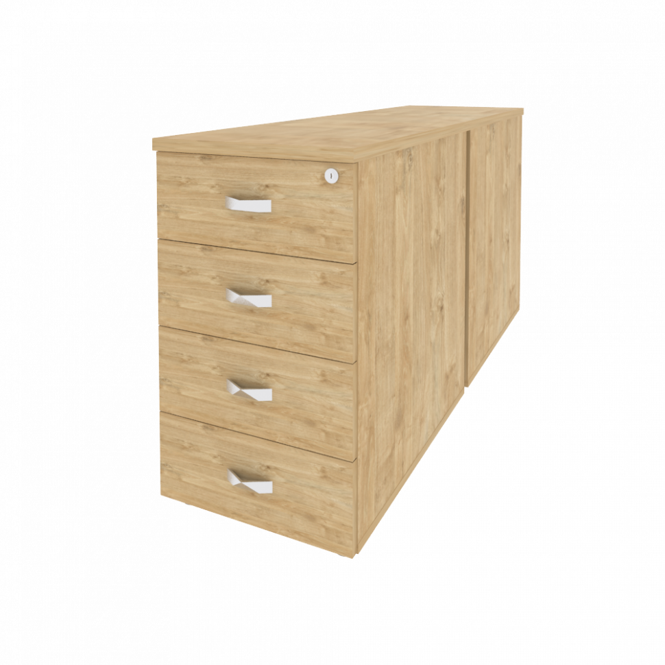 Onix Тумба двойная приставная/опорная O.TPO-2.7 Тиквуд Светлый 432*1475*750 Onix Тумба двойная приставная/опорная O.TPO-2.7 Тиквуд Светлый 432*1475*750