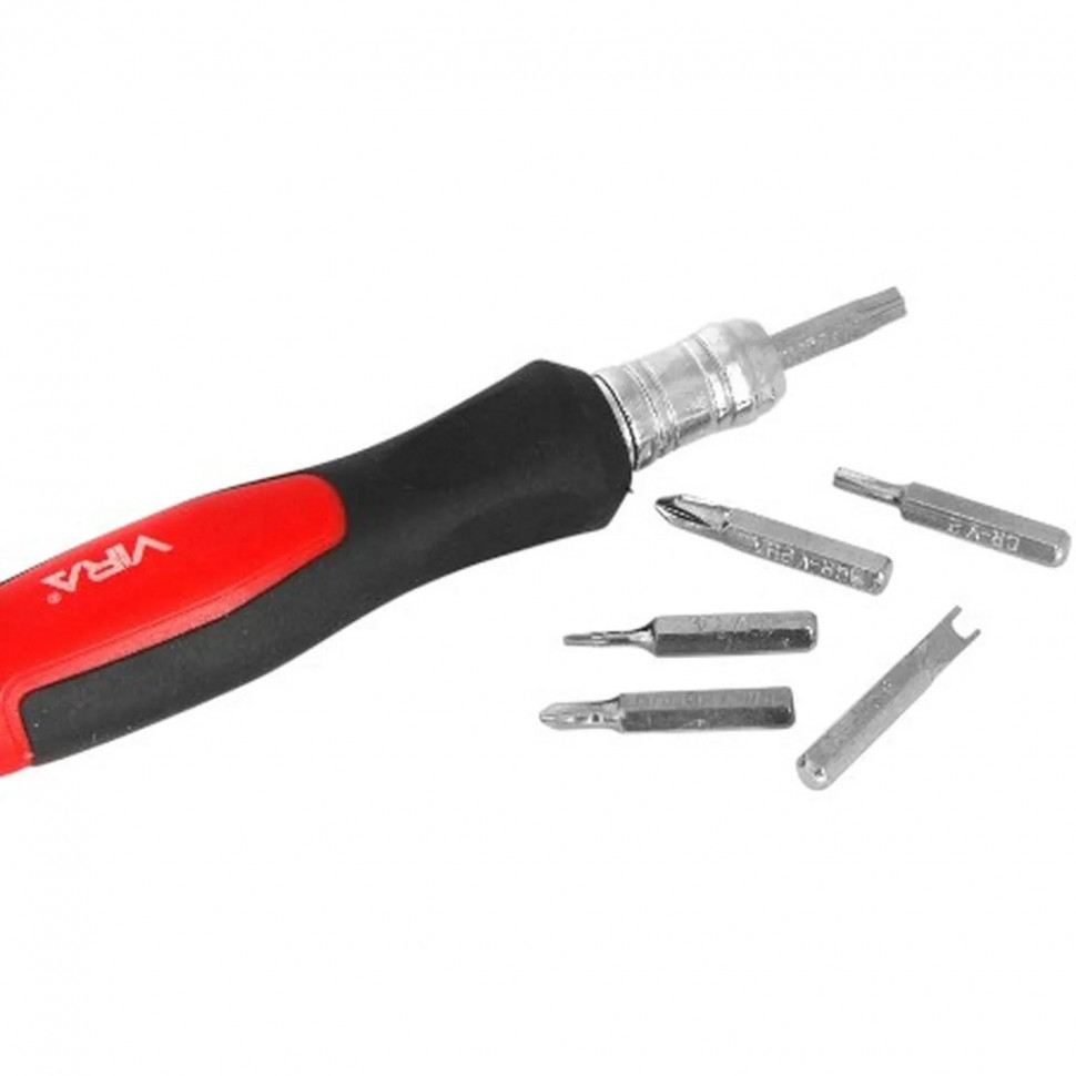 Отвертка для точных работ с битами 30 пр. VIRA 305081