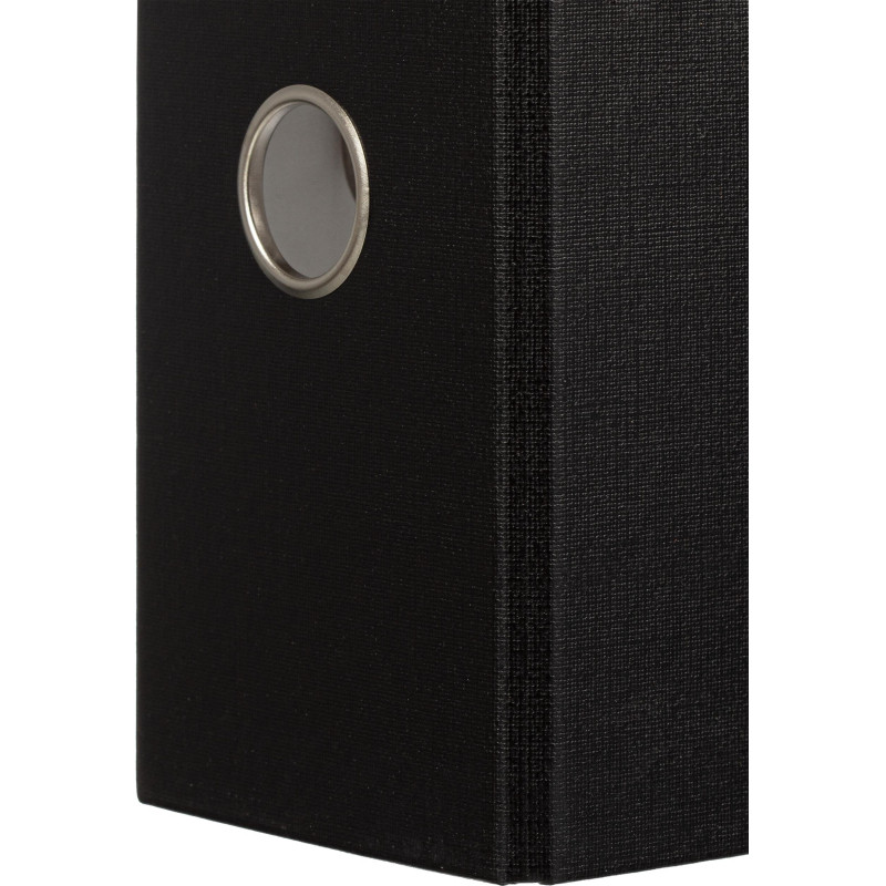 Папка-регистратор ,80 мм Элементари ,черн Экономи,б/мет угол,ПБП1,карм.кор