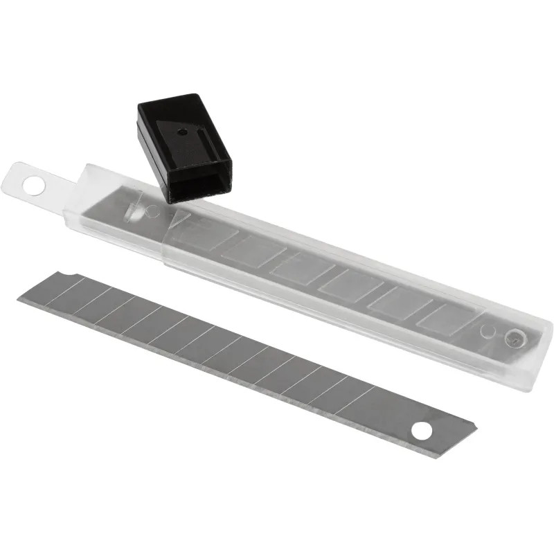 Лезвие запасное для ножей Attache 9мм 10шт./уп.пластиковый футляр