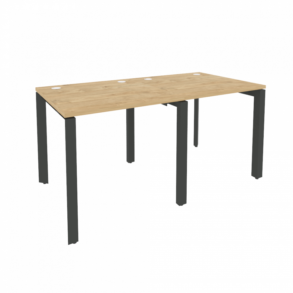 Onix Рабочая станция на П-образном м/к O.MP-RS-2.0.8 Тиквуд Светлый/Металл Антрацит 1560*800*750