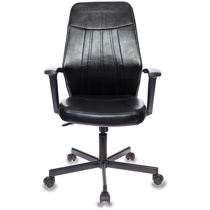 Кресло 0MX_VB_EChair-224 PPU к/з черный, металл