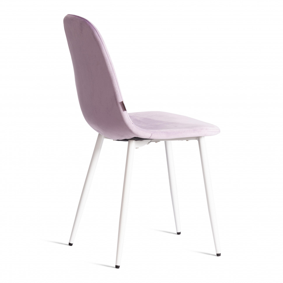 Стул BREEZE (mod. JSC-58) Велюр/металл , 44 х 53 х 86 см, Lavender (лавандовый) HLR26 / белый