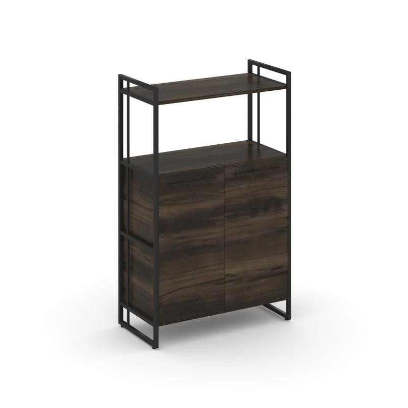 Rift Шкаф 3 ниши широкий RF.SS-32 Дуб Мали/Металл Черный/Черный Ручки 798*396*1286