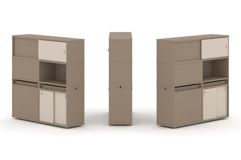 Estetica Набор №32. Тумба двойная+высокая надставка ES.NB.2V-32 Латте/Капучино 1500*410*1520 Estetica Набор №32. Тумба двойная+высокая надставка ES.NB.2V-32 Латте/Капучино 1500*410*1520