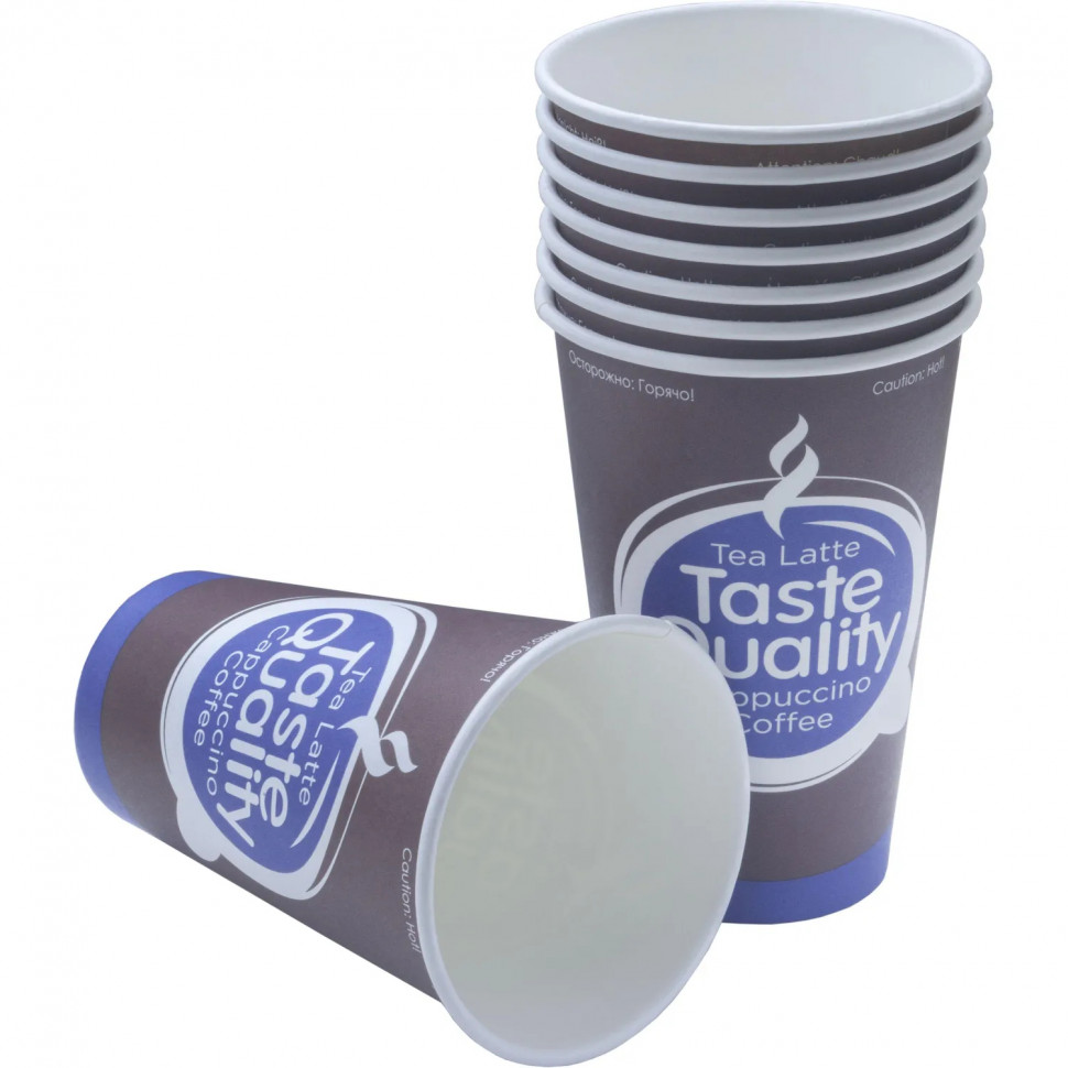 Стакан одноразовый бум d80мм HB80-360 TasteQuality ВЕНДИНГ 300мл 1000шт/кор