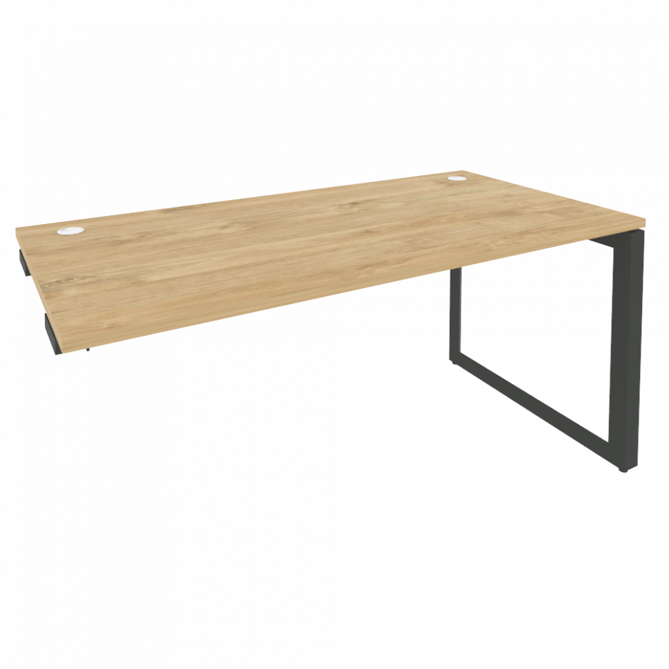 Onix Стол-приставка на О-образном м/к к опорным элементам O.MO-SPR-4.8 Тиквуд Светлый/Металл Антраци