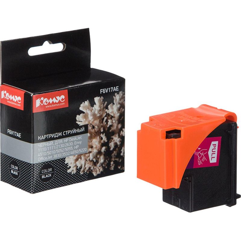 Картридж струйный Комус 123 F6V17AE чер. для DL 2130 Картридж струйный Комус 123 F6V17AE чер. для DL 2130