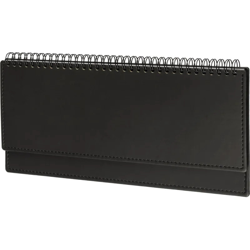 Планинг датированный 2026, черный 303х150 мм, 120 стр,АТТАСНЕ Вива