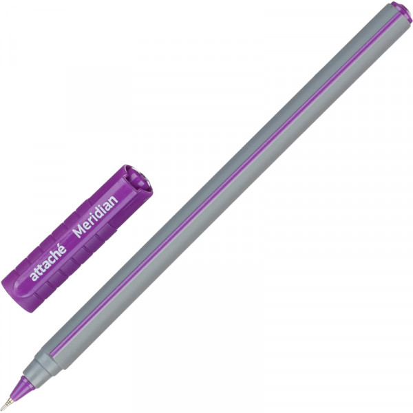 Ручка шариковая неавтомат. Attache Meridian, 0,35мм,масл,фиолет.корп