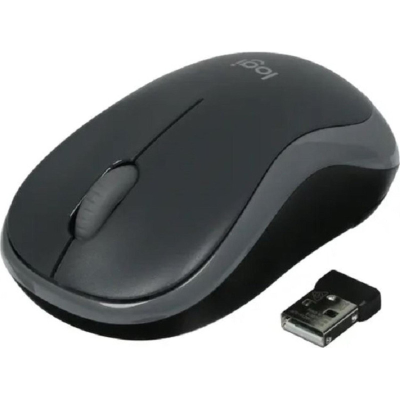 Мышь компьютерная Logitech USB OPTICAL WRL M185 GREY