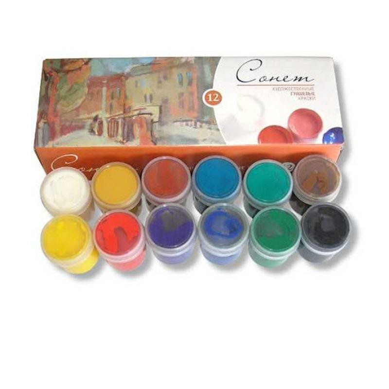 Гуашь Сонет 12цвх40мл 3641064