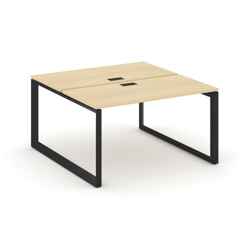 Style Project Рабочая станция двухсторонняя SN-59O.DRS-012 Акация Лорка/Металл Черный/Черный Заглушк