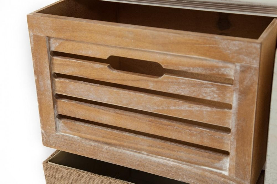 Тумба с 6 ящиками Secret De Maison MARITIME 6 ( mod. HX16-006NS ) paulownia, мдф, 80x33x85см, butter white/navy design