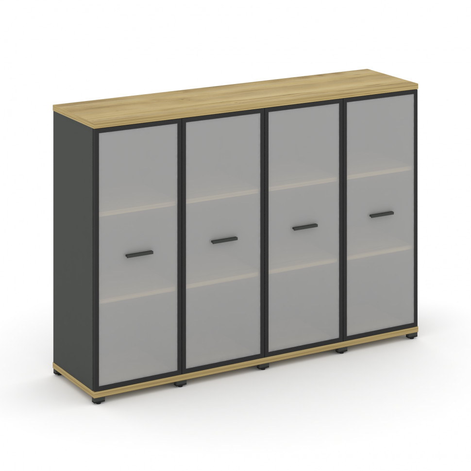 Concept Шкаф 4 узкие секции, 3 ниши CN.STU-346 RMB A Дуб Винченцо/Антрацит/Металл Антрацит/Сатин 166 Concept Шкаф 4 узкие секции, 3 ниши CN.STU-346 RMB A Дуб Винченцо/Антрацит/Металл Антрацит/Сатин 166