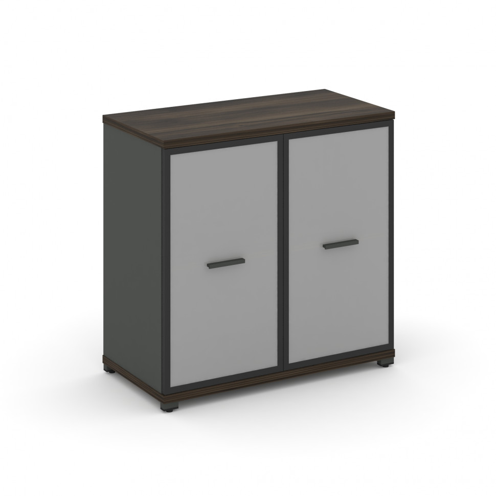 Concept Шкаф 1 широкая секция, 2 ниши CN.STS-213 RMB A Дуб Мали/Антрацит/Металл Антрацит/Сатин 836*4