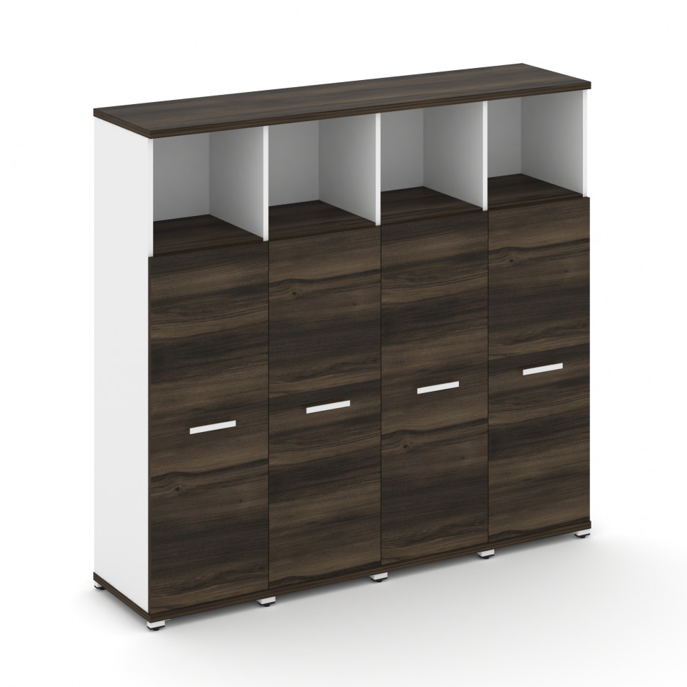 Concept Шкаф 4 узкие секции, 4 ниши CN.STU-443 W Дуб Мали/Белый Бриллиант/Металл Белый 1668*420*155 Concept Шкаф 4 узкие секции, 4 ниши CN.STU-443 W Дуб Мали/Белый Бриллиант/Металл Белый 1668*420*155