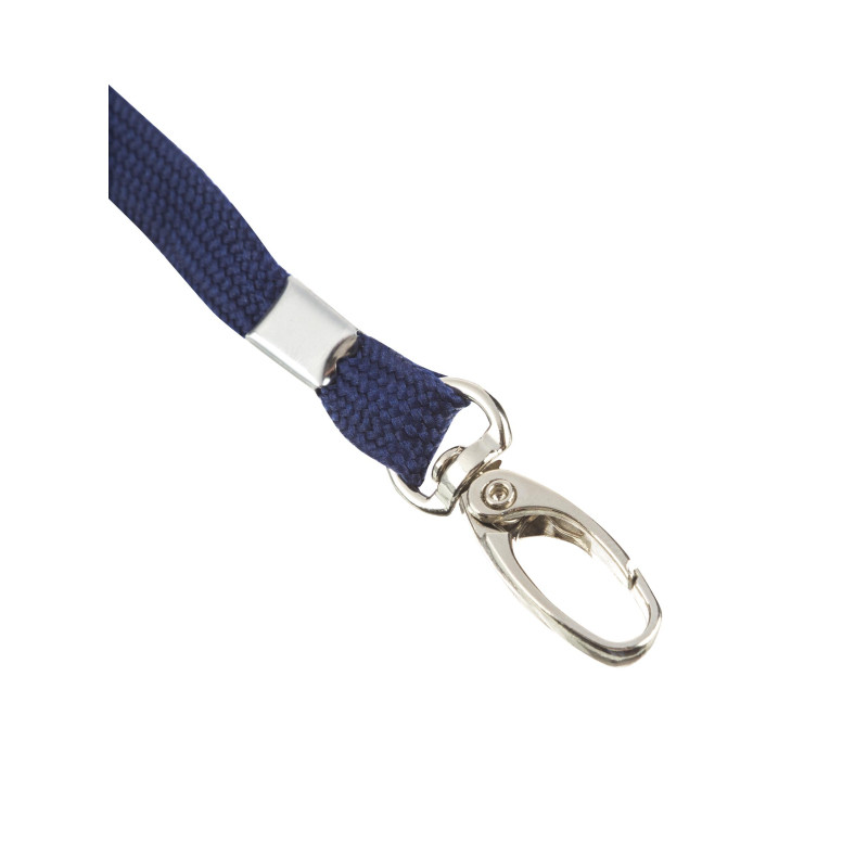 Держатель для бейджа Promega office с двумя карабинами, синий