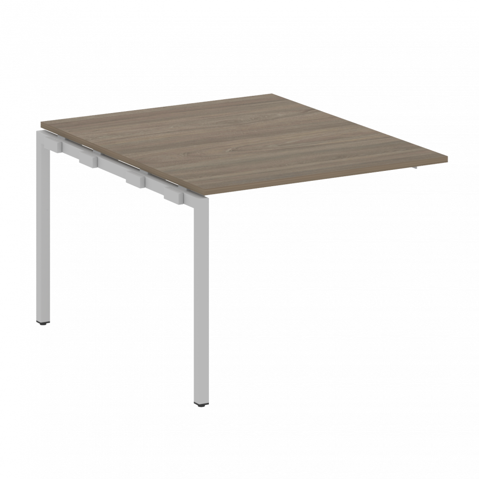 Metal System Quattro Проходной элемент перег. стола на П-образном м/к 40БП.ППРГ-1 Вяз Благородный/Ме