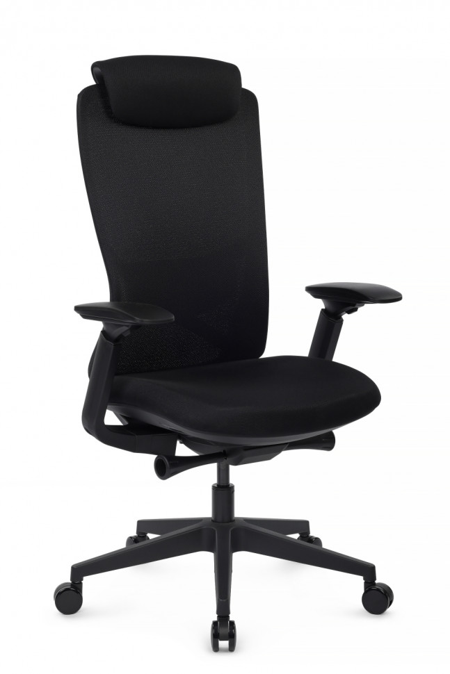 Кресло Гемини EGE-002A Черный пластик/Черный