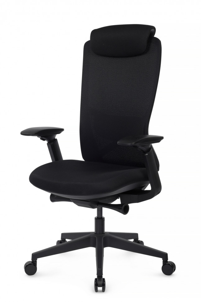 Кресло Гемини EGE-002A Черный пластик/Черный