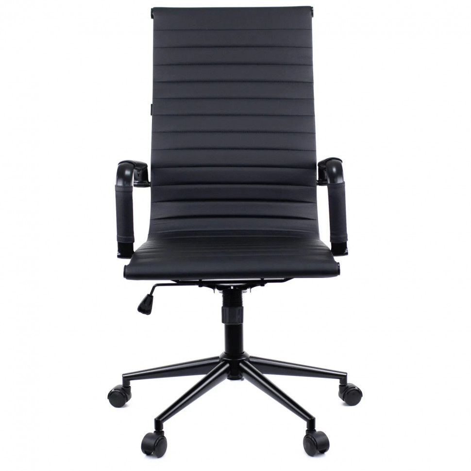 Кресло 0MX_EV_Everprof Rio Black T экокожа черный, металл