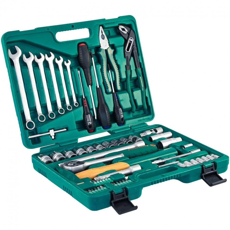 Набор инструмента 1/4, 1/2DR, 60 предметов Jonnesway S04H52460S