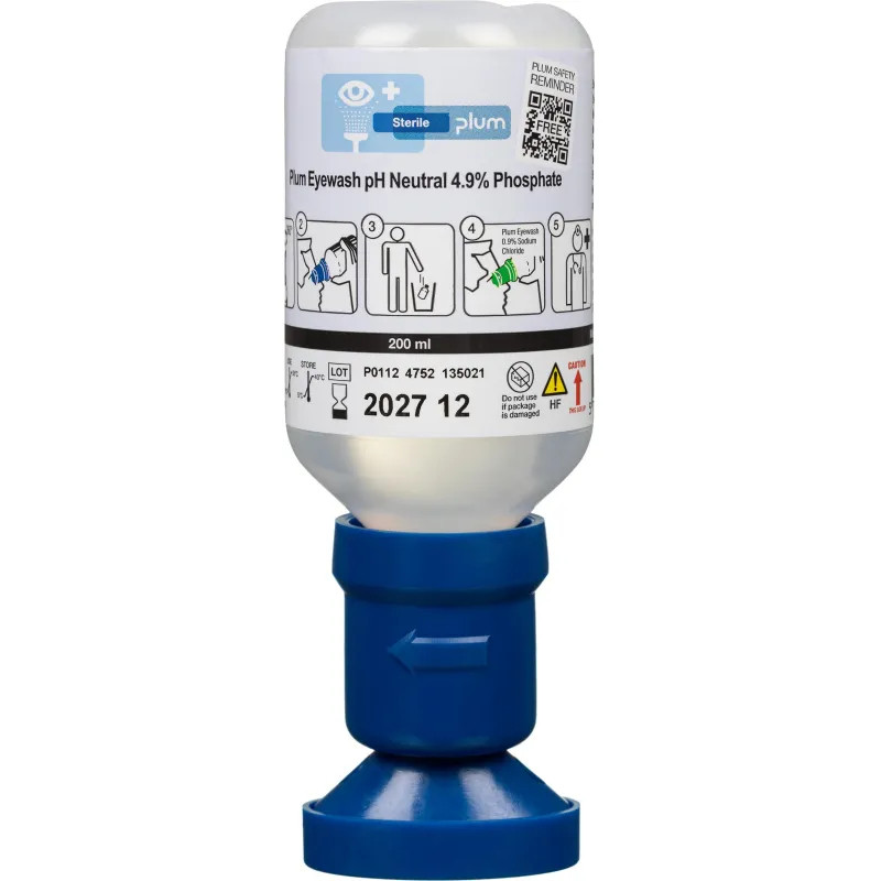 Средство для промывки глаз от кисл и щелоч Plum pH Neutral 200мл 4752(6427)