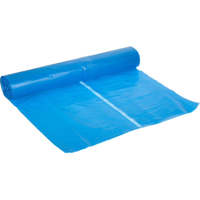 Мешки для мусора ПВД 120л 50мкм 10шт/рул синие 70х110см Luscan