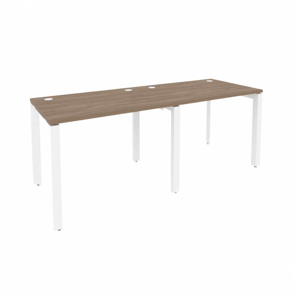 Onix Рабочая станция на П-образном м/к O.MP-RS-2.1.7 Дуб Аризона/Металл Белый 1960*720*750