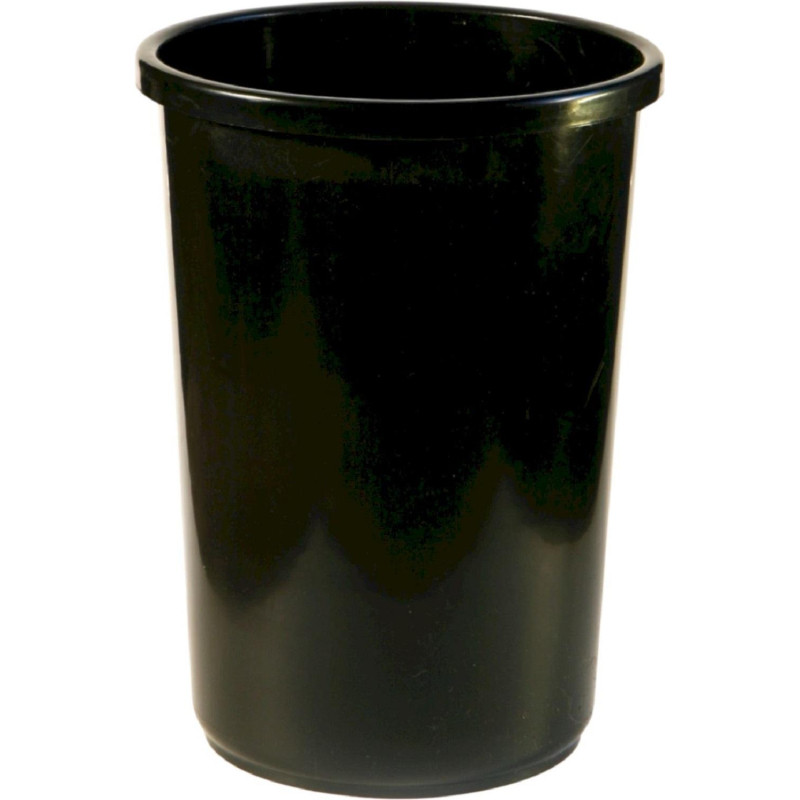 Корзина для мусора офисная 12л пластик, черная