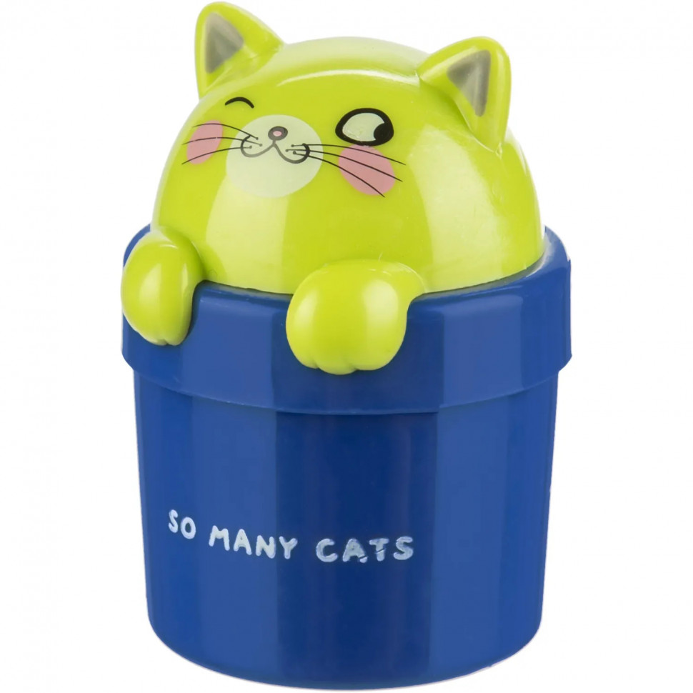 Точилка M&G So Many Cats, 1 отверстие, с контейнером, в ассорт, для детей