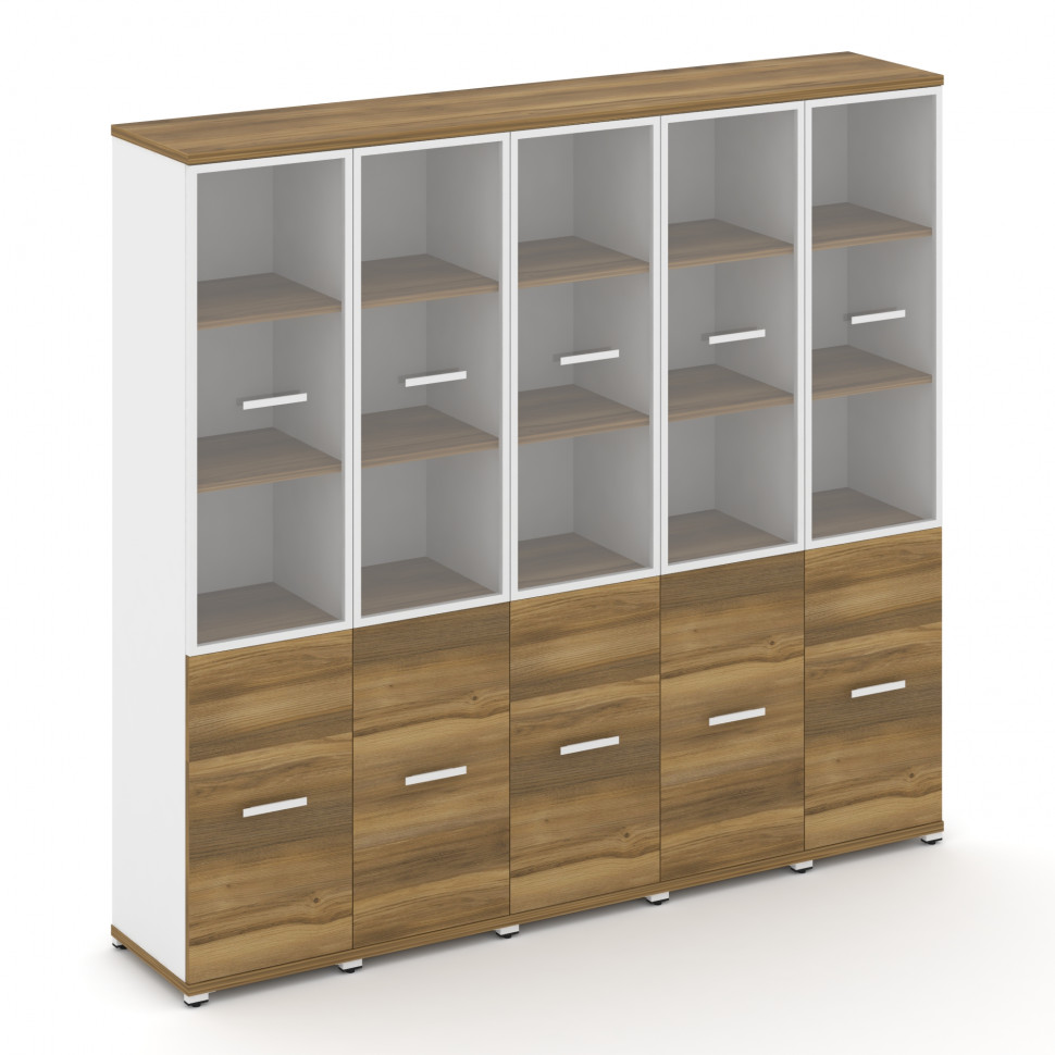 Concept Шкаф 5 узких секций, 5 ниш CN.STU-552 RPW W Сандал Янтарный/Белый Бриллиант/Металл Белый/Про Concept Шкаф 5 узких секций, 5 ниш CN.STU-552 RPW W Сандал Янтарный/Белый Бриллиант/Металл Белый/Про