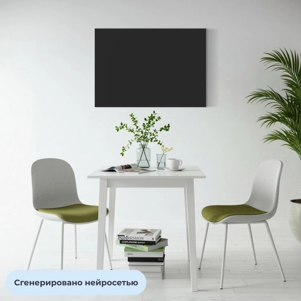 Доска меловая настенная пластиковая Attache А1 594х841, без рамы, для кафе