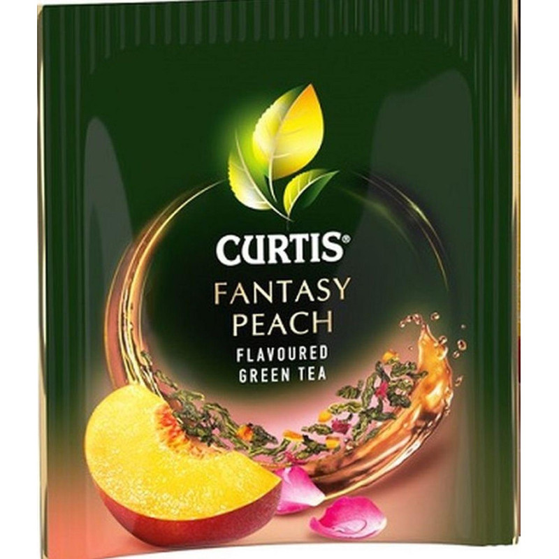 Чай Curtis Fantasy Peach зеленый, 25сашет
