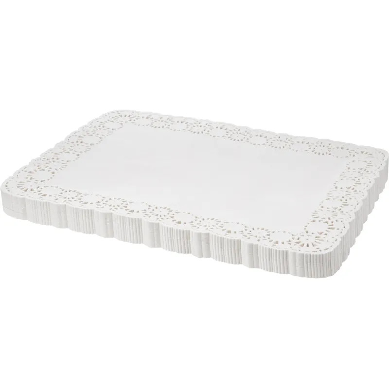 Салфетки ажурные Гуслица бумажные прямоугольные 35х45см 250шт/уп